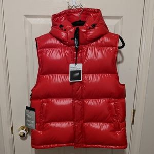 TNA Artizia Super Puff Vest in high gloss Catalina